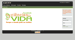 Desktop Screenshot of ead.faculdadecienciasdavida.com.br
