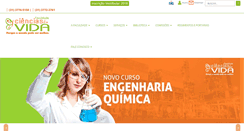 Desktop Screenshot of faculdadecienciasdavida.com.br